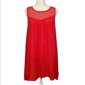 PURPLE SNOW baby doll embroidered sundress